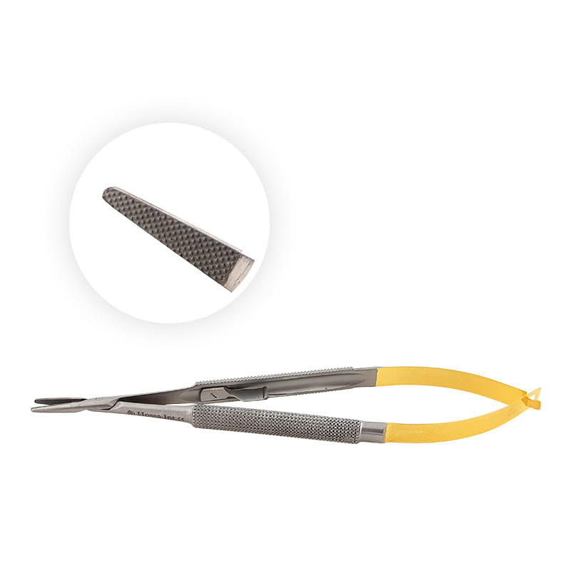 Castroviejo Microsurgical Needle Holder, Straight,