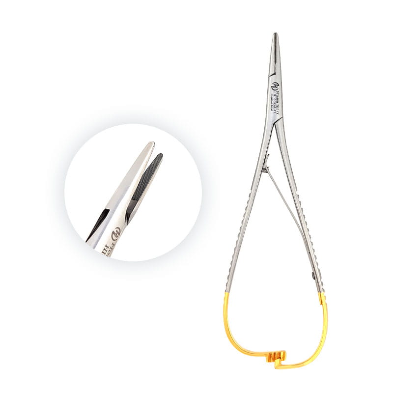 Mathieu TC Gold Needle Holder, 17 cm