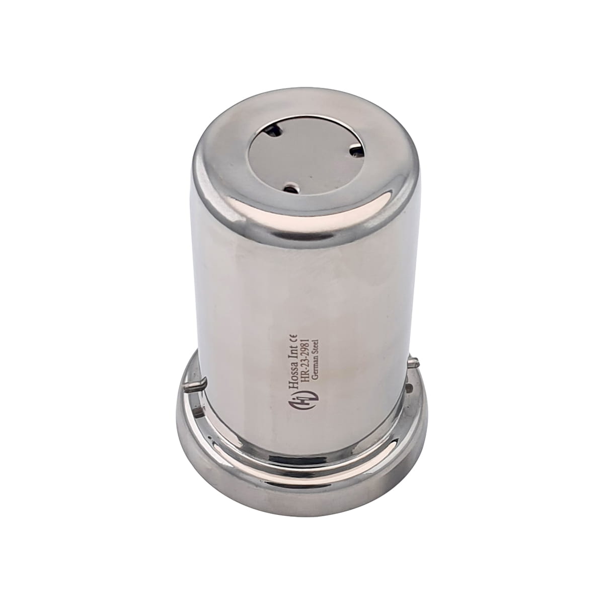 Durable metal cotton wool containers