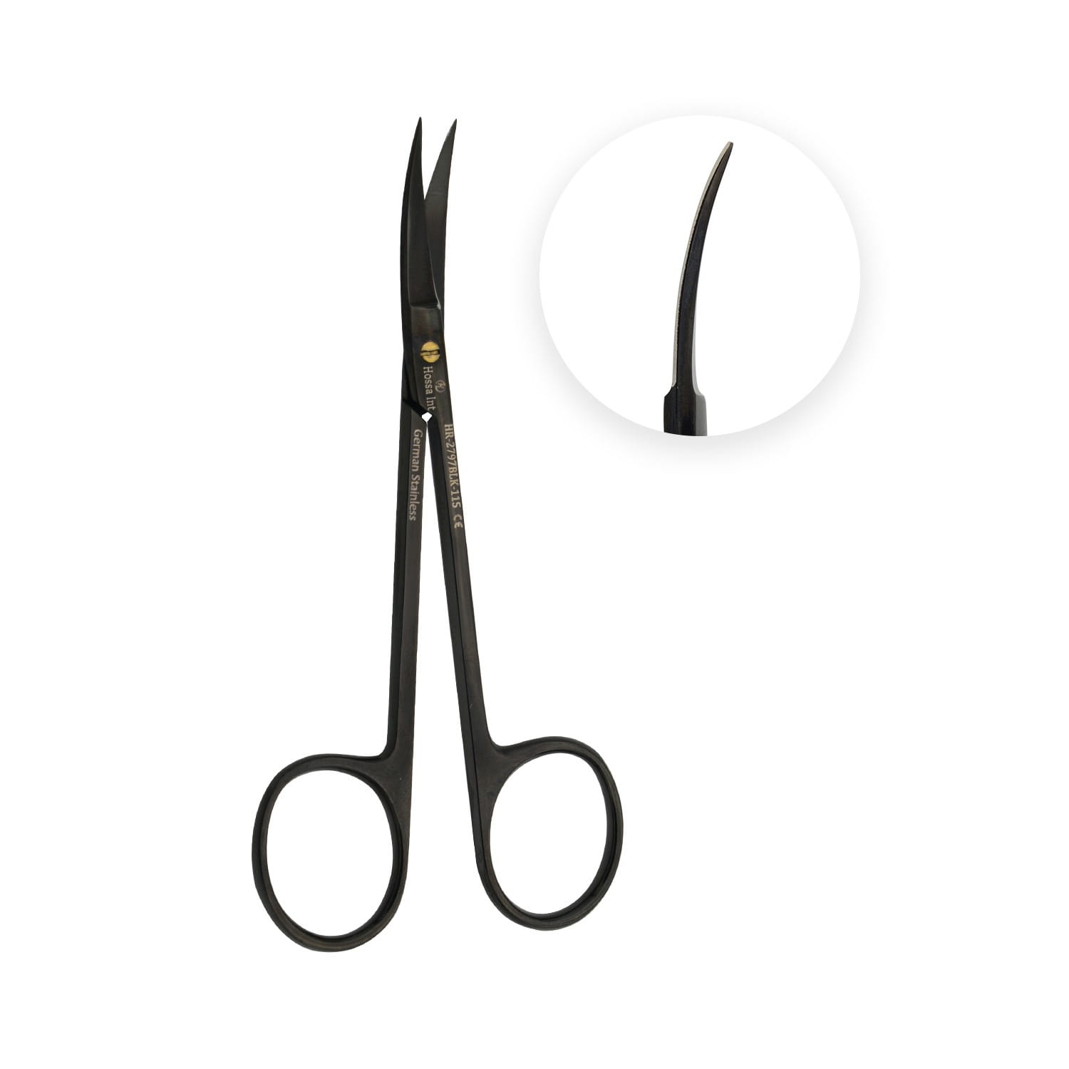 Iris Scissors 11.5cm – Curved surgical scissors 