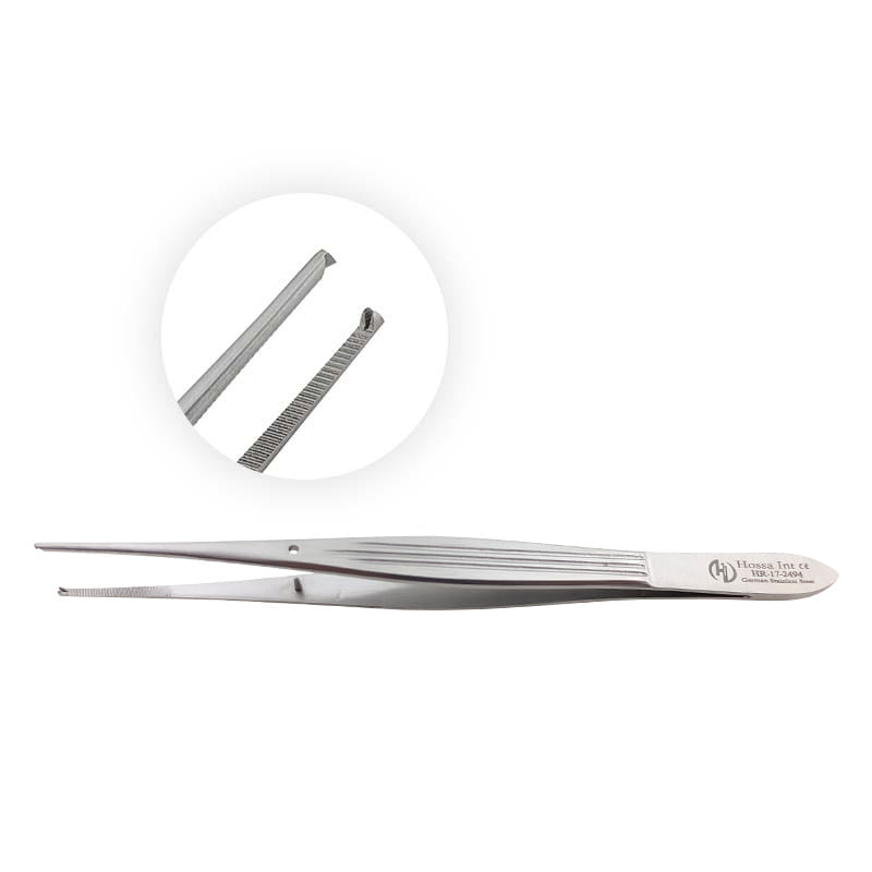 Gillies Surgical Tweezers with 2:1 Serrations, Str