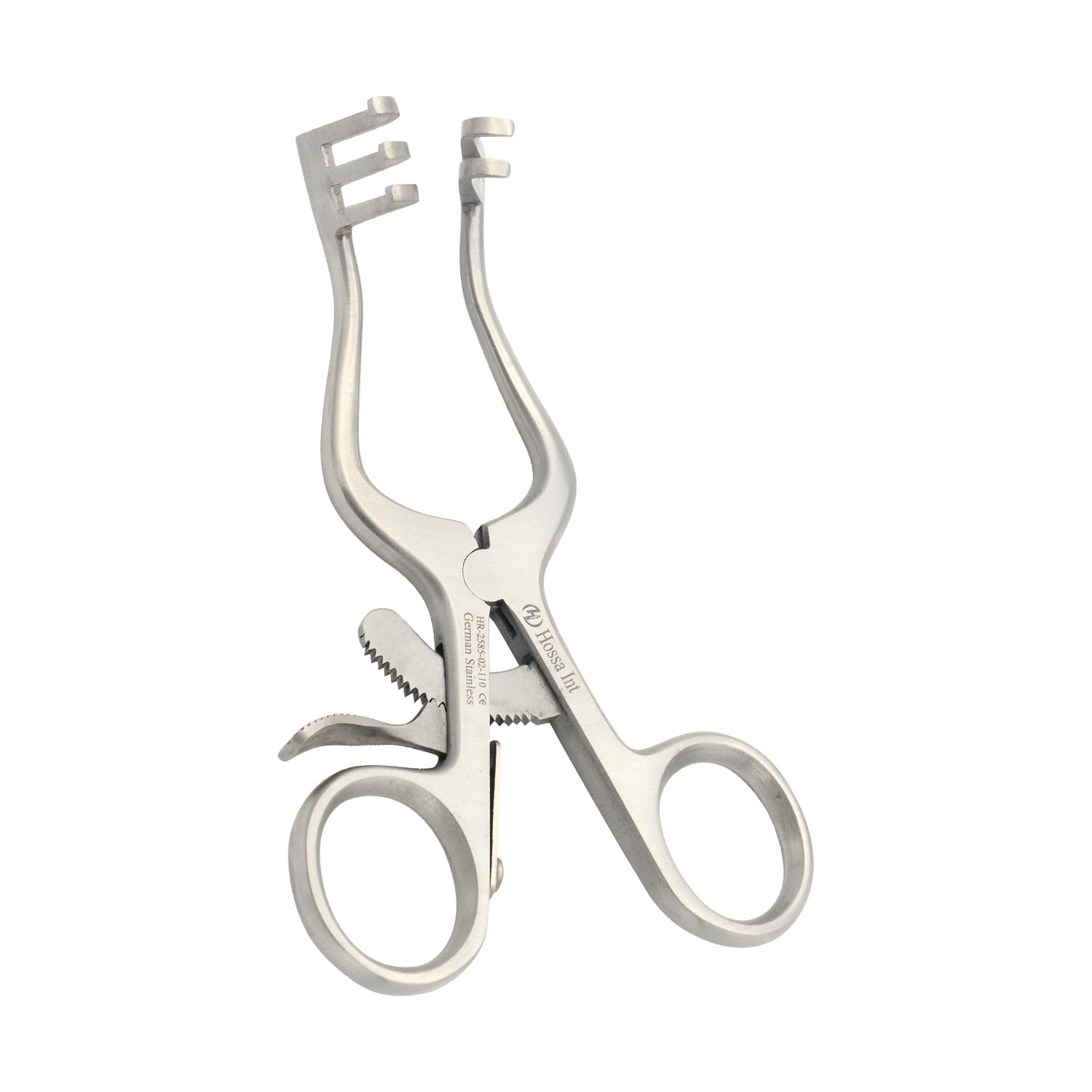 Weitlaner Retractor 3×2 Blunt-Blunt Teeth, 11 cm