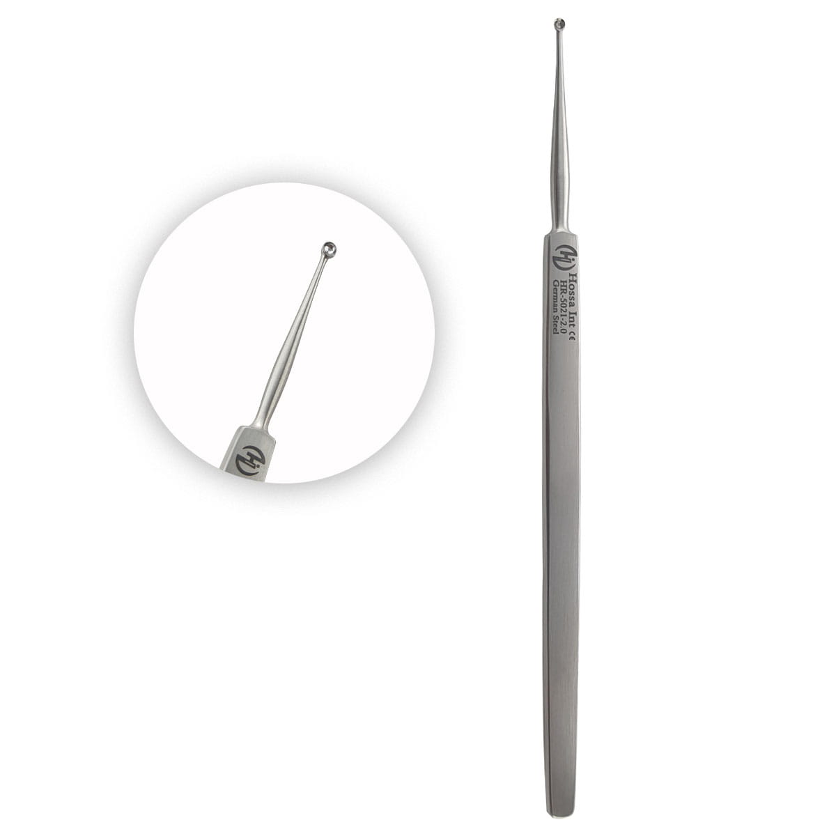 Meyhoffer Chalazion Spoon 12 cm, Diameter 2 mm