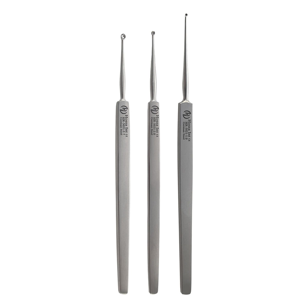 Meyhoffer Chalazion Spoon Set including 1 mm, 2 mm